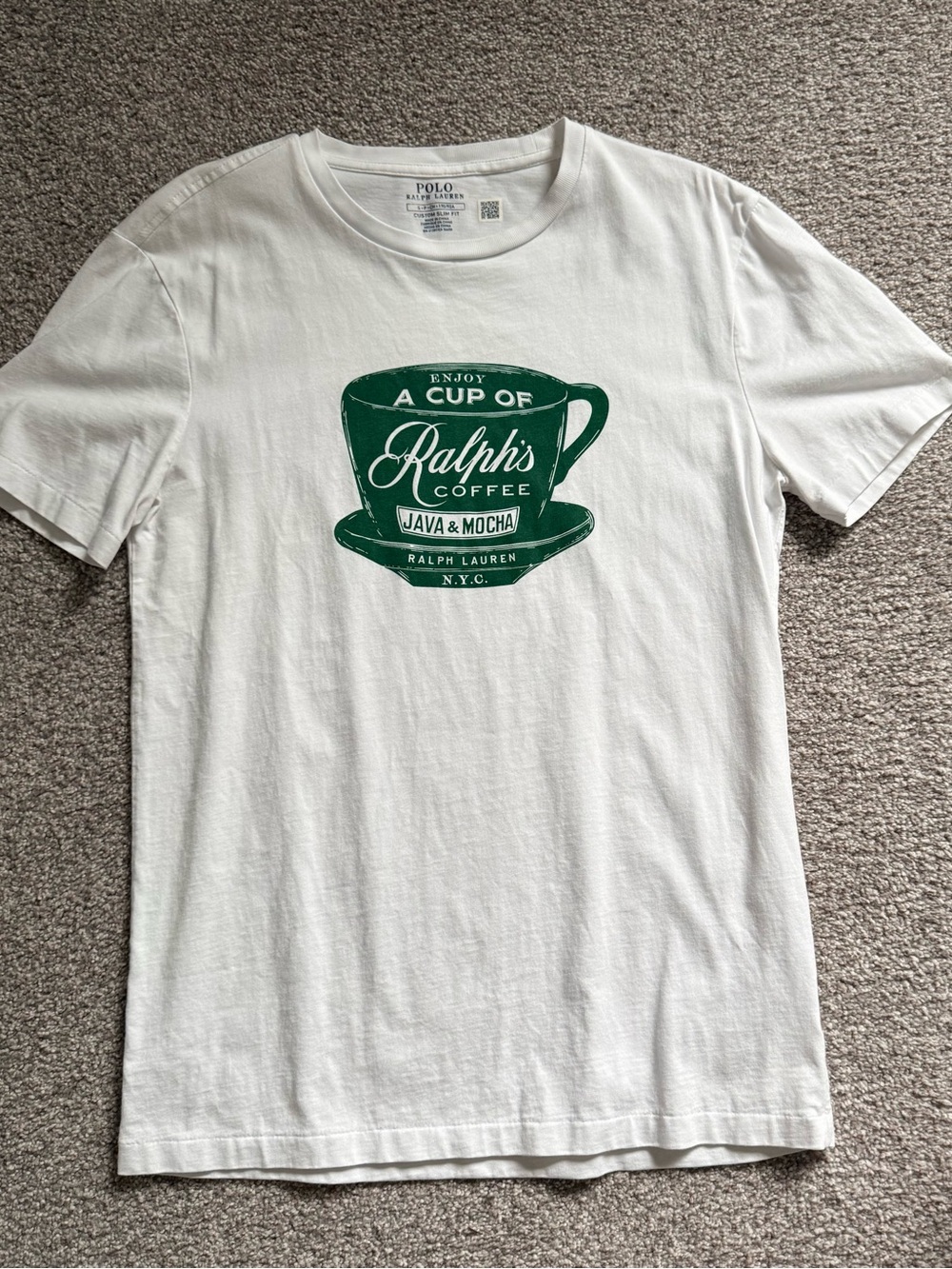 Ralph’s Coffee by Ralph Lauren, Custom Slim Short Sleeve Tee